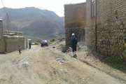 عملیات ضدعفونی اماکن روستایی در شهرستان الیگودرز